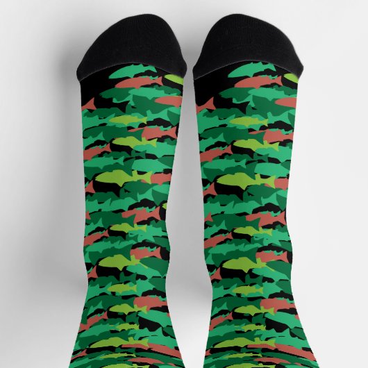 Chaussette École de Truite Personnaliser COULEUR (Haut)