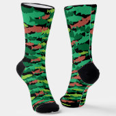 Chaussette École de Truite Personnaliser COULEUR (Angulaire)