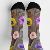 Chaussette Écorce et fleurs (Haut)