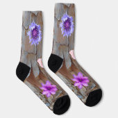 Chaussette Écorce et fleurs (Droite)