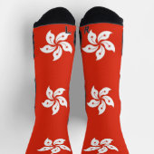 Chaussette Écran Athletic avec drapeau de Hong Kong (Haut)