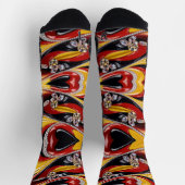 Chaussette Écran d'athlétisme avec couleurs belges (Haut)