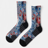 Chaussette Écran d'athlétisme avec couleurs France (Gauche)