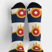 Chaussette Écran d'athlétisme avec drapeau de Tulsa, Oklahoma (Haut)