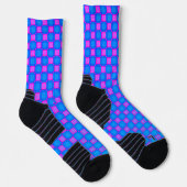 Chaussette Écran d'athlétisme Sock Bleu clair violet Design (Droite)