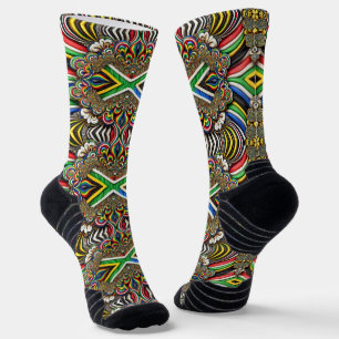 Chaussette Écran de sport avec couleurs sud-africaines