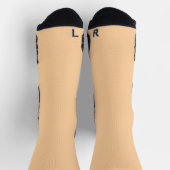 Chaussette Écran d'équipe de sport haute performance Orange d (Haut)