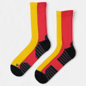 Chaussette Écran sportif avec drapeau de Belgique (Gauche)