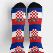 Chaussette Écran sportif avec drapeau de la Croatie (Haut)