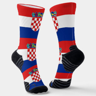 Chaussette Écran sportif avec drapeau de la Croatie