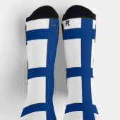Chaussette Écran sportif avec drapeau de la Finlande (Haut)