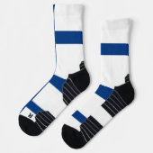 Chaussette Écran sportif avec drapeau de la Finlande (Gauche)