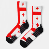 Chaussette Écran sportif avec drapeau de la Géorgie (Gauche)