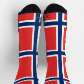 Chaussette Écran sportif avec drapeau de la Norvège (Haut)