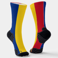 Écran sportif avec drapeau de la Roumanie
