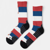 Chaussette Écran sportif avec drapeau de la Serbie (Gauche)