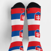 Chaussette Écran sportif avec drapeau de la Slovaquie (Haut)