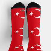 Chaussette Écran sportif avec drapeau de la Turquie (Haut)