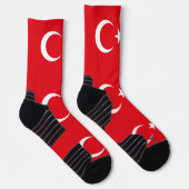 Chaussette Écran sportif avec drapeau de la Turquie (Droite)