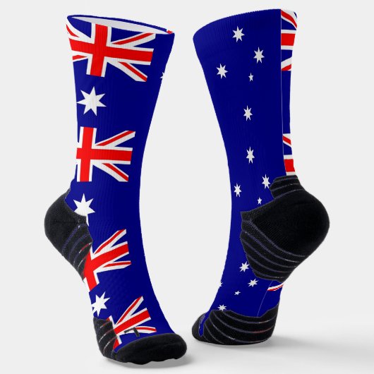 Chaussette Écran sportif avec drapeau de l'Australie (Angulaire)