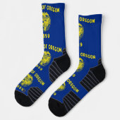 Chaussette Écran sportif avec drapeau de l'Oregon (Gauche)
