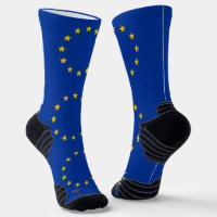 Écran sportif avec drapeau de l'Union européenne