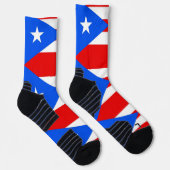 Chaussette Écran sportif avec drapeau de Porto Rico (Droite)