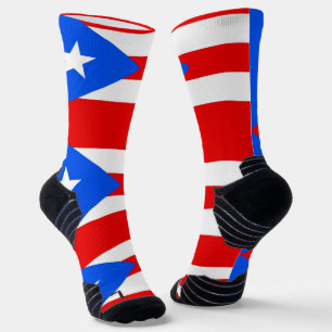 Chaussette Écran sportif avec drapeau de Porto Rico