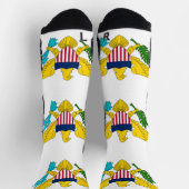 Chaussette Écran sportif avec drapeau des îles Vierges (Haut)