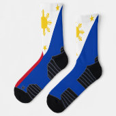 Chaussette Écran sportif avec drapeau des Philippines (Gauche)