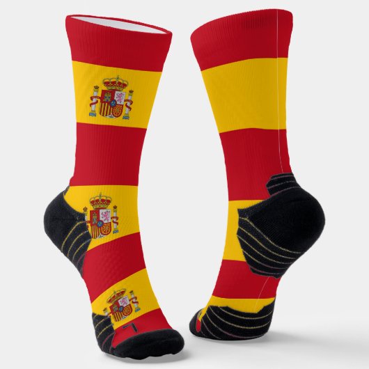 Chaussette Écran sportif avec drapeau d'Espagne (Angulaire)