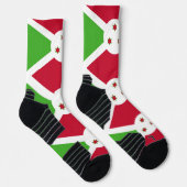 Chaussette Écran sportif avec drapeau du Burundi (Droite)
