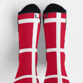 Chaussette Écran sportif avec drapeau du Danemark (Haut)
