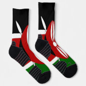 Chaussette Écran sportif avec drapeau du Kenya (Droite)