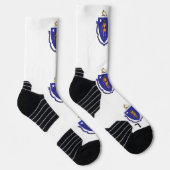 Chaussette Écran sportif avec drapeau du Massachusetts (Droite)