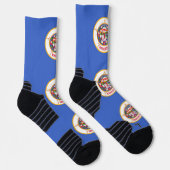 Chaussette Écran sportif avec drapeau du Minnesota (Droite)