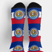 Chaussette Écran sportif avec drapeau du Missouri (Haut)