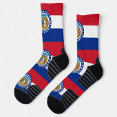 Chaussette Écran sportif avec drapeau du Missouri (Gauche)