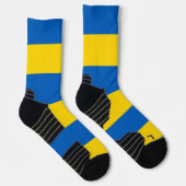Chaussette Écran sportif avec drapeau d'Ukraine (Droite)