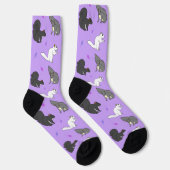 Chaussette Écureuil violet (Droite)