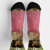 Chaussette Edgar Degas - Danseurs en rose (Haut)
