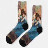 Chaussette Edgar Degas - Danseuses en bleu (Gauche)