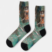 Chaussette Edgar Degas - Swaying Dancer / Danseuse en vert (Gauche)