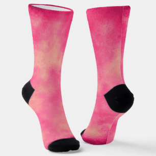 Chaussette Effet nuage de sable rose Réservoir d'équipage dur