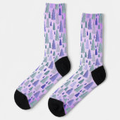 Chaussette Élégance à feuillage persistant (Gauche)