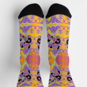 Chaussette Élégance des lys violets (Haut)