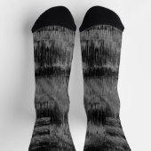 Chaussette Elegant Black Velvet Tie-Dye print Socks (Haut)