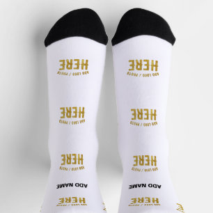 CHAUSSETTE ÉLÉGANT BLANC PERSONNALISABLE VERIFIÉ MARQUE MODER