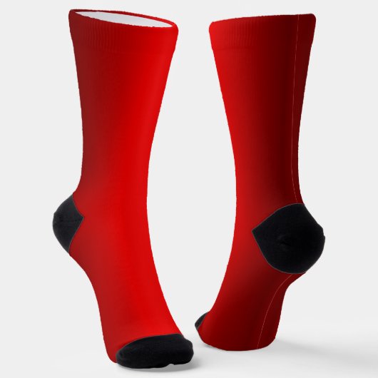 Chaussette Élégant dégradé rouge à noir (Angulaire)