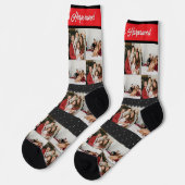 Chaussette Élégant laide Sweat Photo Noël (Gauche)